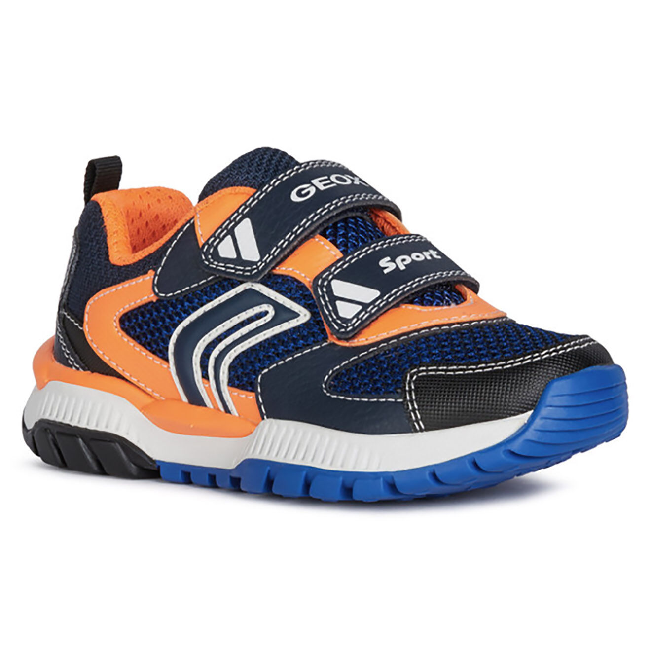 Geox Baskets Tuono marine/orange fluo