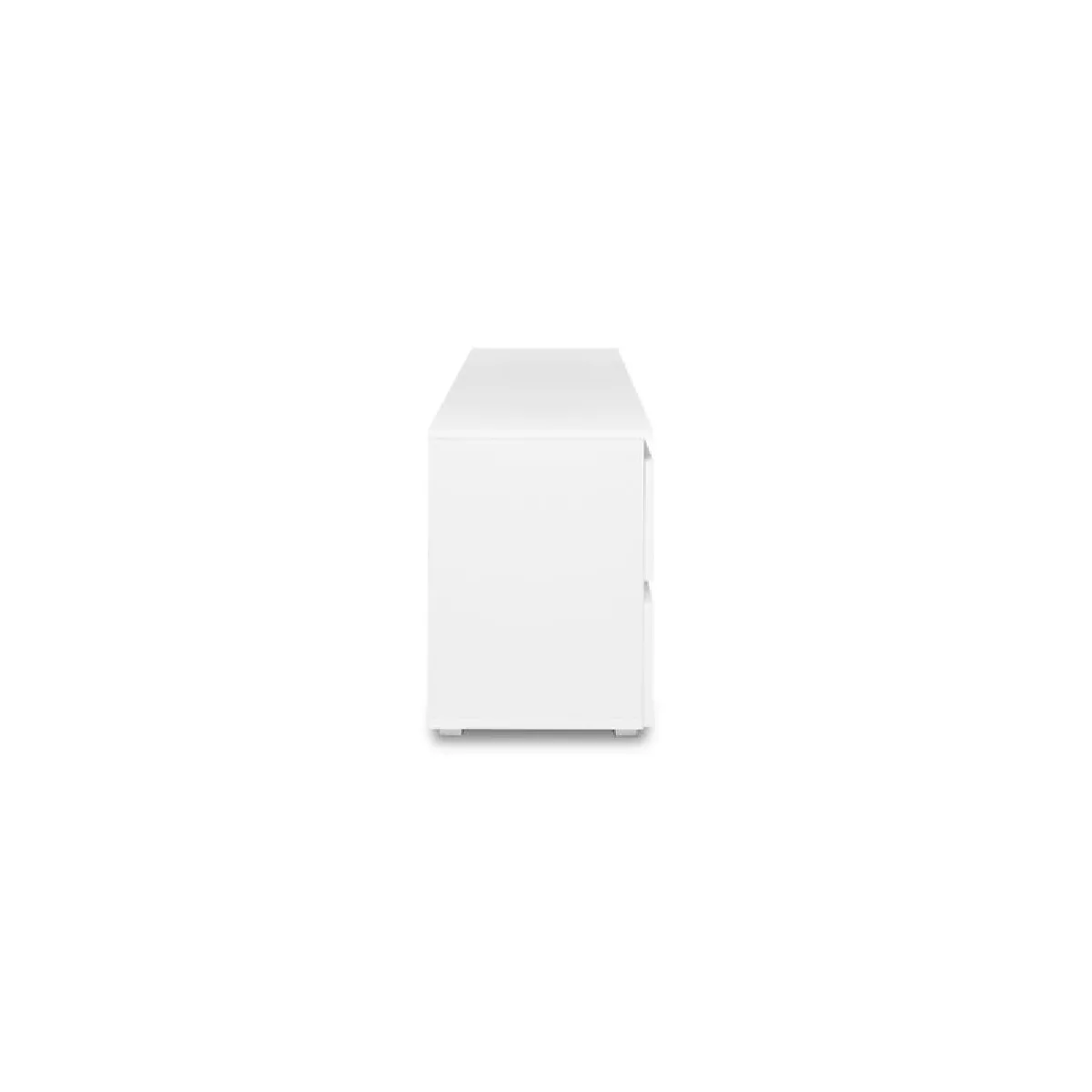 Mes Meuble TV blanc 4 tiroirs - MITZ