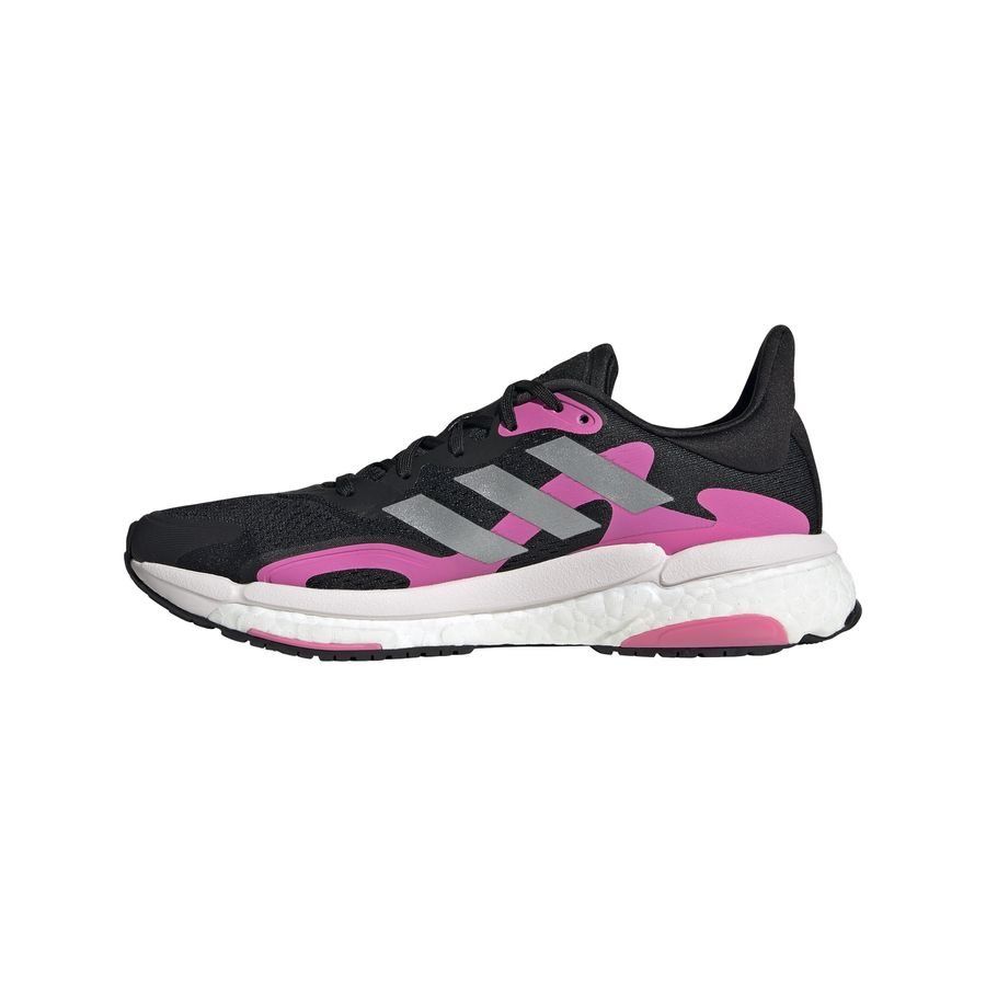adidas Chaussures de Running Solar Boost 3 - Noir/Rose/Argent Femme