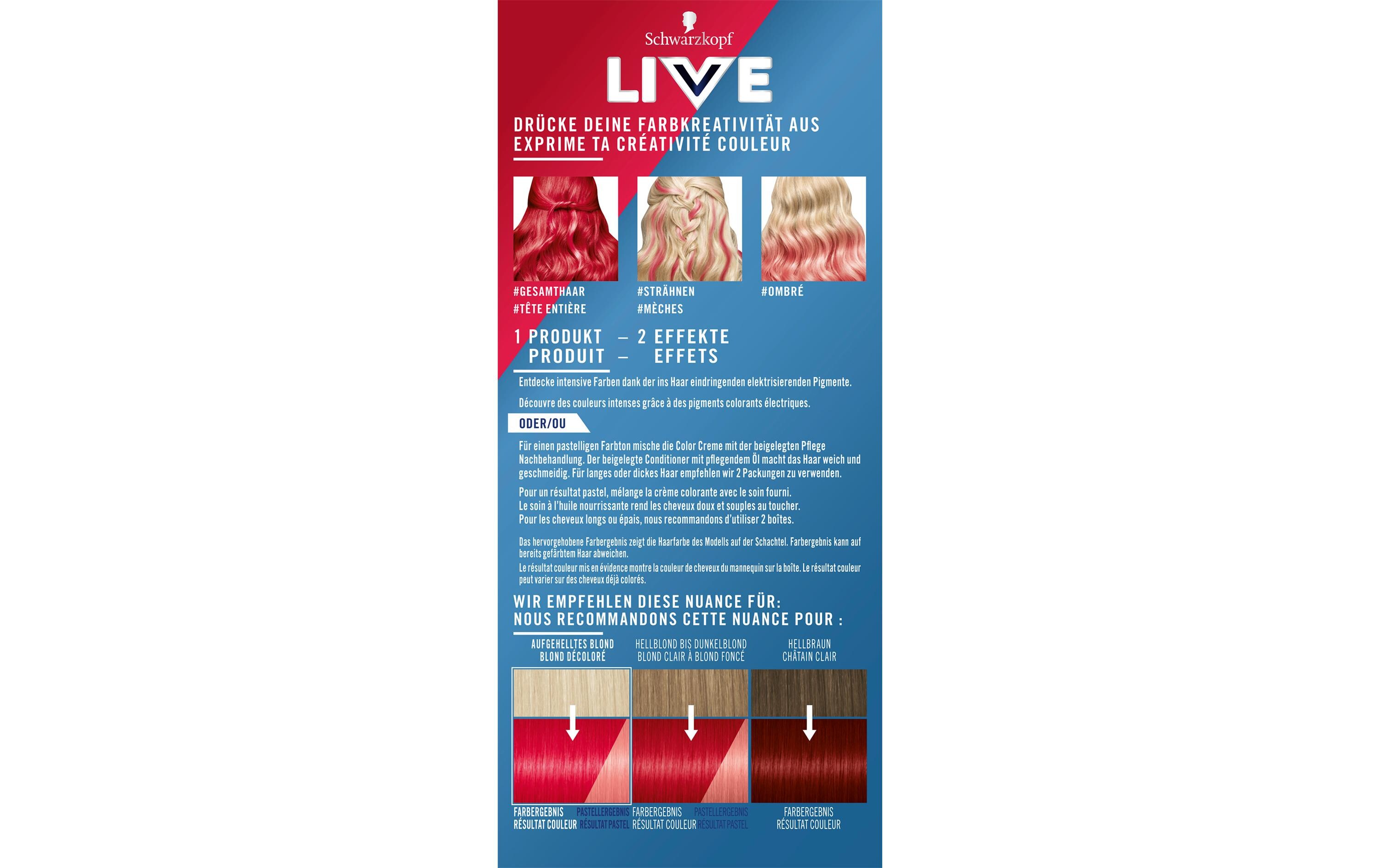 Haarcoloration Ultra Brights 092 Pilar Box RedIntensive oder Pastelle Haarfarbe je nach Wahl