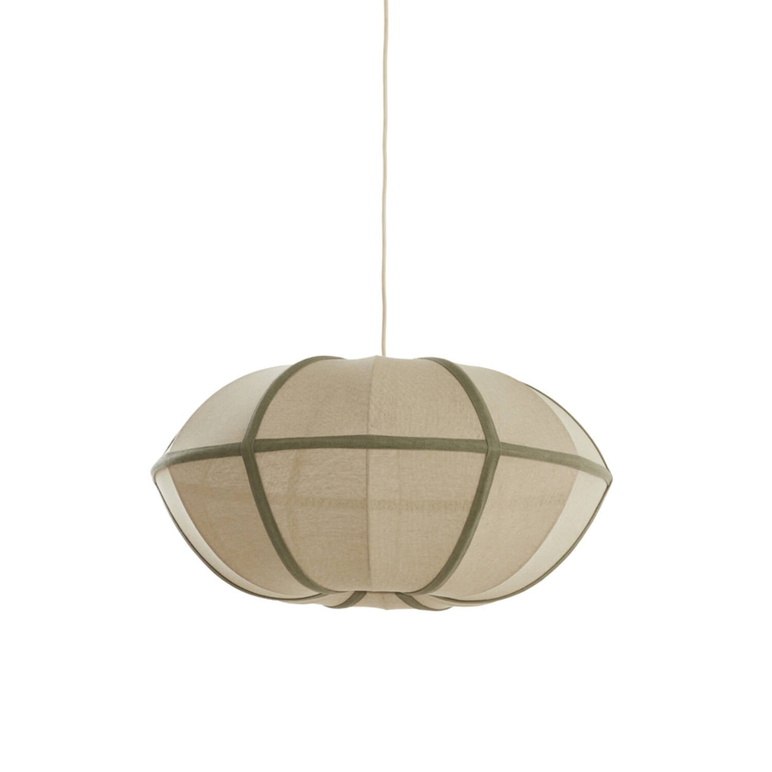 Light & Living - hanglamp - Mirelys - naturel - textiel - Ã 61cm -