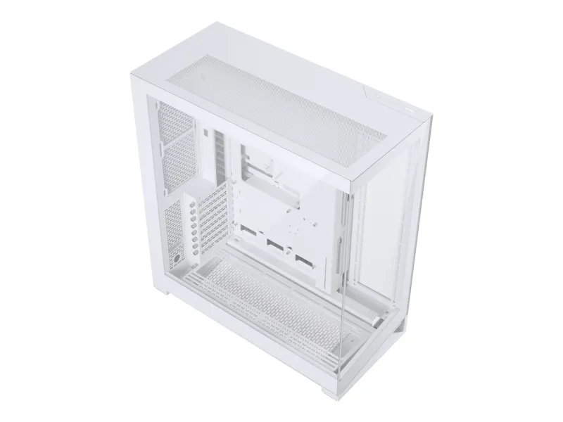 Phanteks NV7 - FT - udvidet ATX - sidepanel med vindue (hærdet glas) - ingen strømforsyning (ATX) - hvidmatteret - USB/Lyd