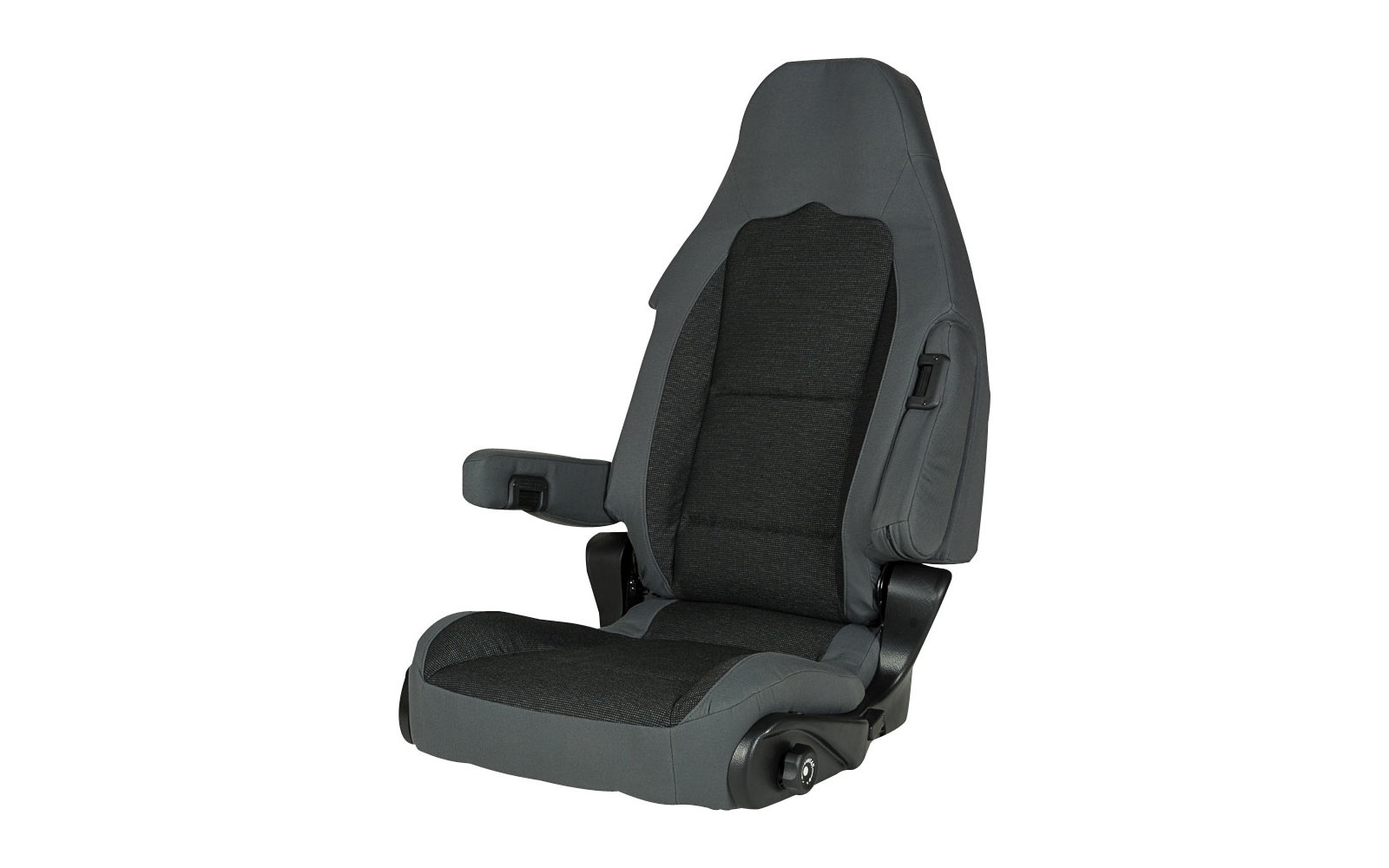 Sportscraft Sitz S10.1 Tavoc 2 grau/schwarz Fahrerseite