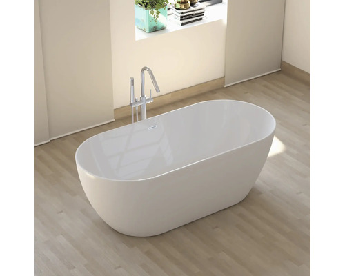 Jungborn vrijstaand bad TWO 80 x 170 cm wit glanzend