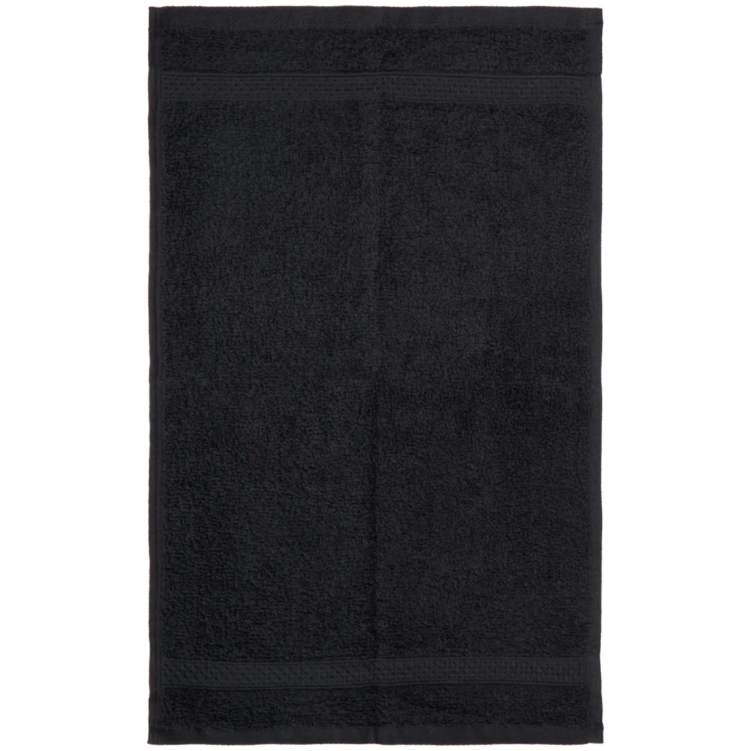 Capetown gastendoek zwart 30 x 50 cm