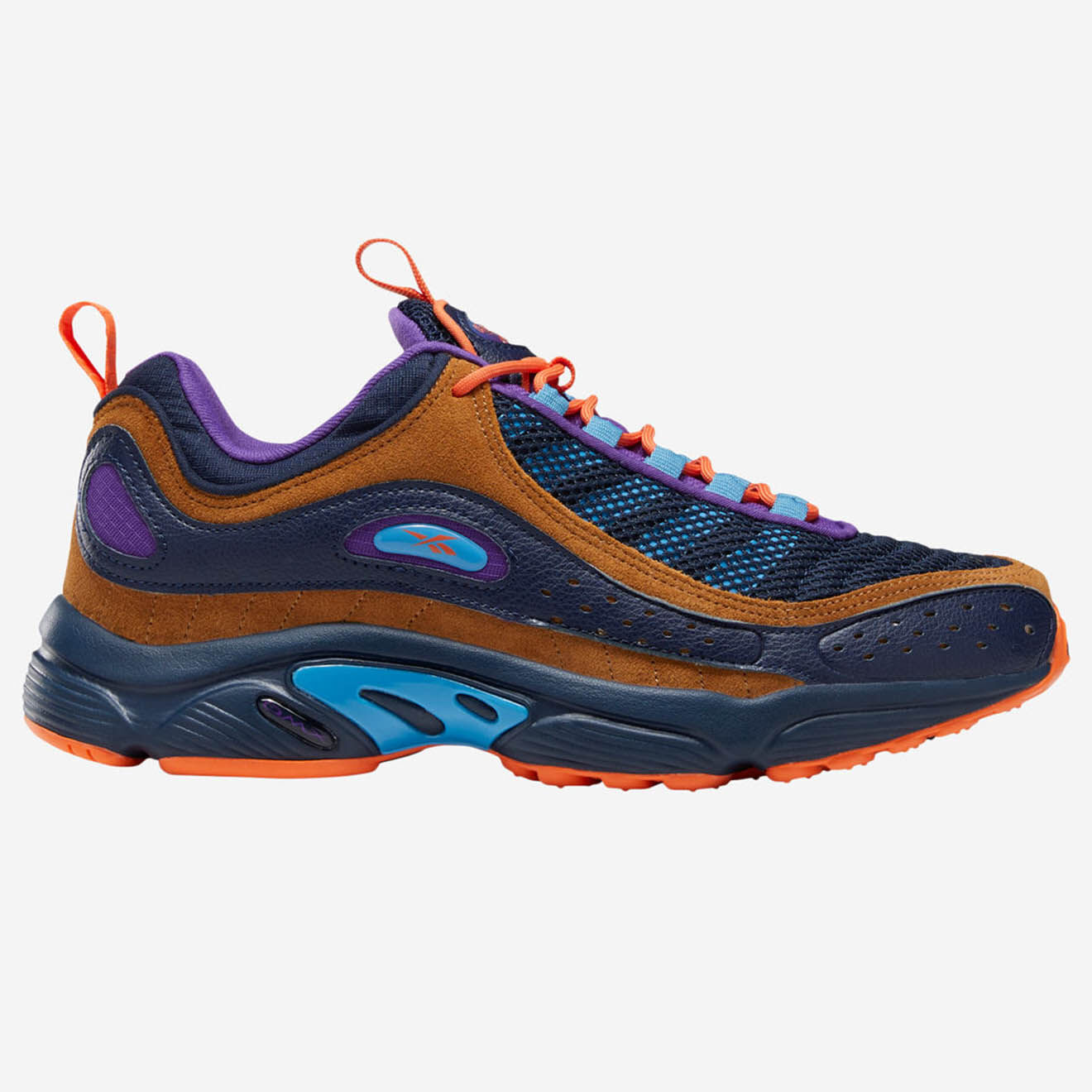 Reebok Baskets Daytona Dmx Ii camel/marine/violet