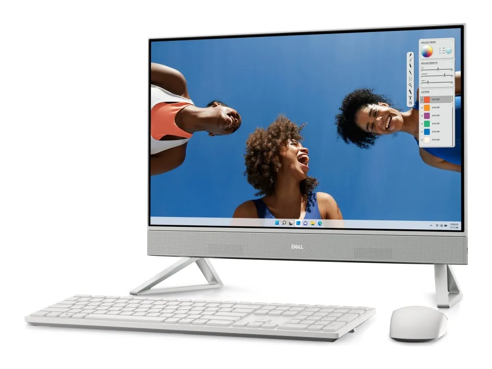 Dell Inspiron 24 5430 All-in-One - Alt-i-én Core 5 120U / op til 5 GHz - RAM 16 GB - SSD 1 TB - NVMe - Intel Graphics - Gigabit Ethernet, Bluetooth, IEEE 802.11ax (Wi-Fi 6E) - Win 11 Pro - skærm: LED 23