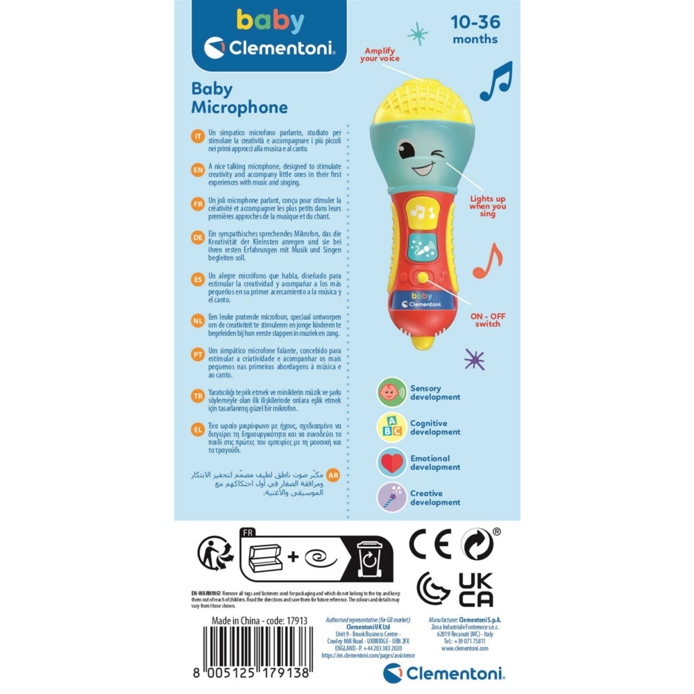 Clementoni Baby Microfoon