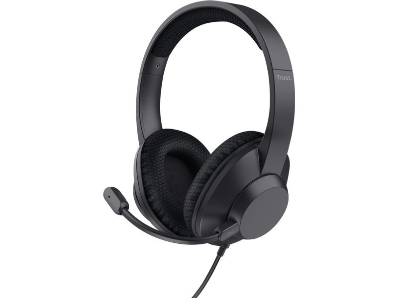 Trust Headset Ayda Max USB-ENC headset Komfortables Over-Ear-USB-Headset mit Mikrofon mit Geräuschunterdrückung und gepolstertem Kopfbügel