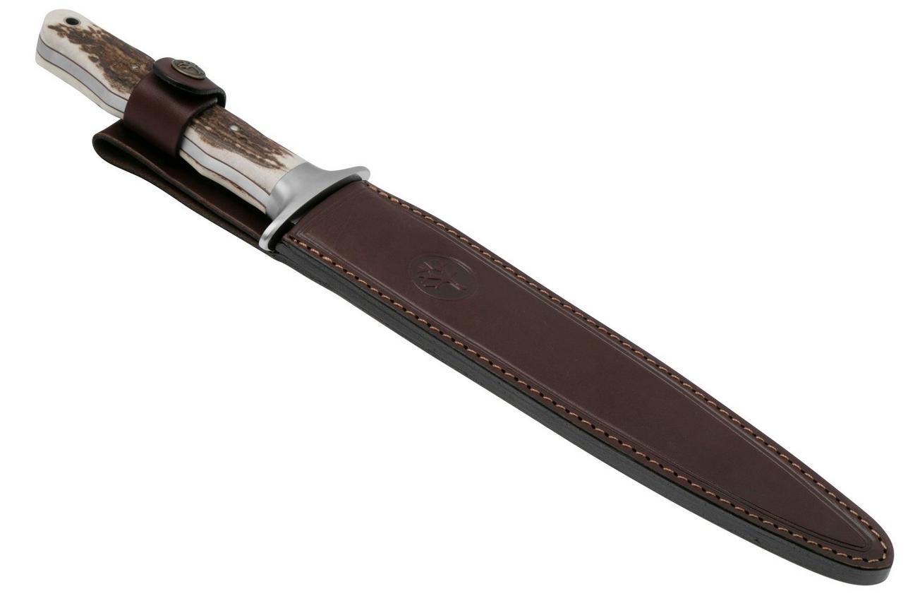 Böker Arbolito Colmillo HX 02BA5918HX Stag, vaststaand mes