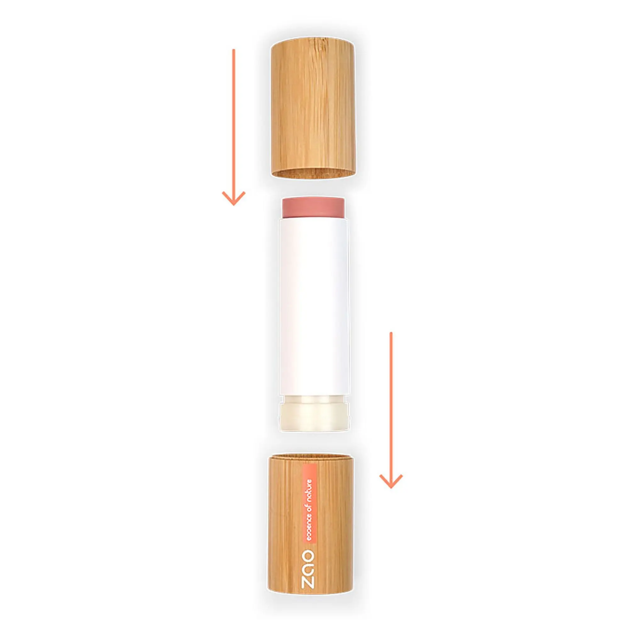 Zao Makeup - Blush Stick Bio, vegan et rechargeable- Blush / Poudre Bronzante
