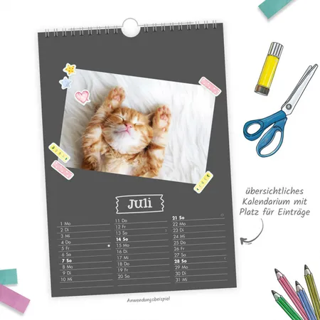 Trötsch Foto- und Bastelkalender Premium A4, 2024