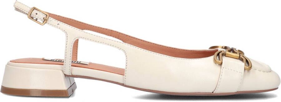BIBI LOU Slingbacks Dames 545z45vk Maat: 38 Materiaal: Leer Kleur: Wit