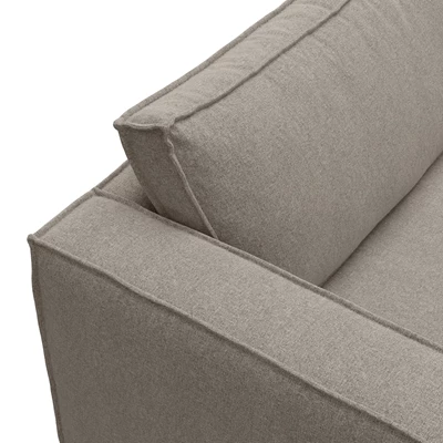 Agir højrevendt sofa med chaiselong