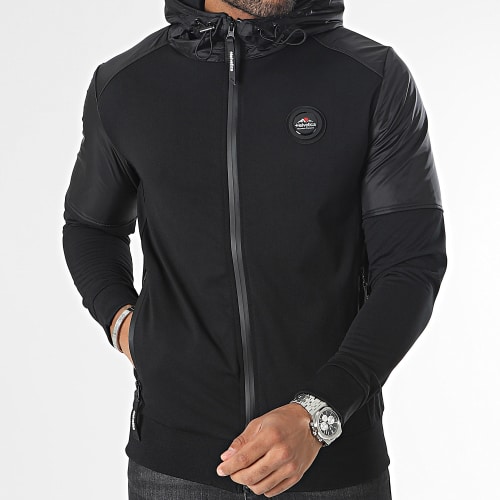 Sweat Capuche Zippé Fynner Noir