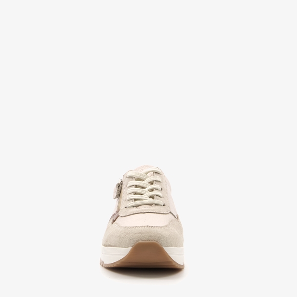 Hush Puppies dames sneakers met suède inzetten