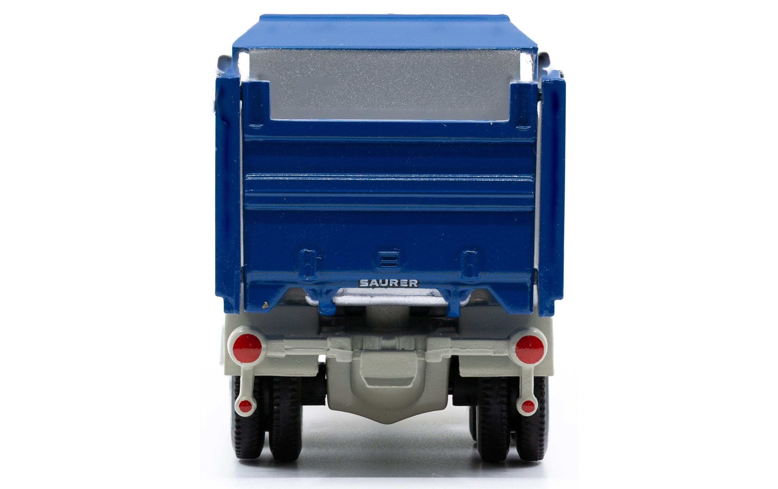 LKW Saurer D330N 6 x 6 Kipper KIBAG blau 1:87H0 Lastwagen Modell