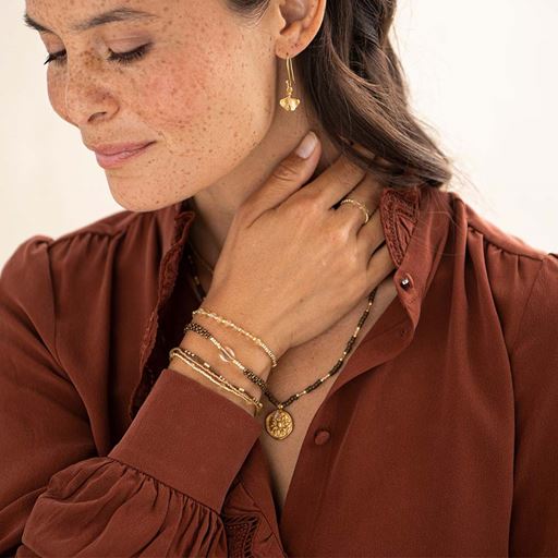A Beautiful Story Emotion Armbånd, Citrine, 16-22 cm