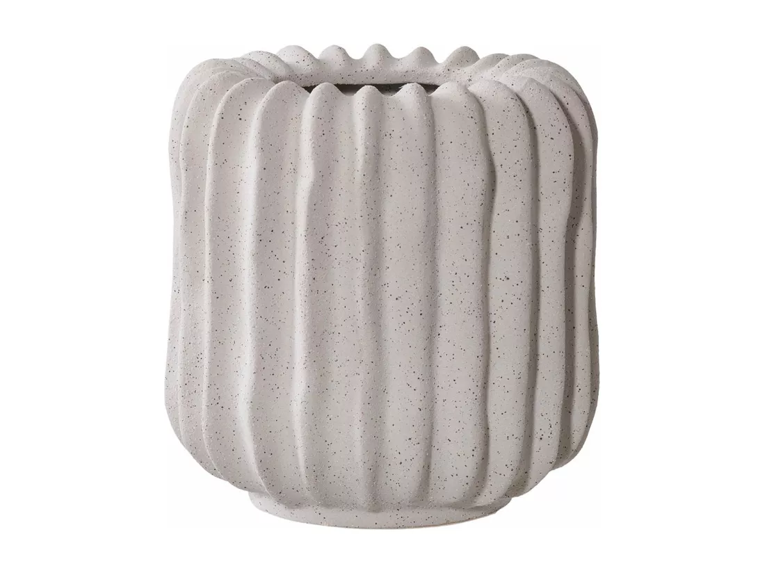 Chaves pot de fleurs gris.