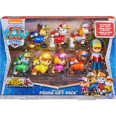 Paw Patrol Big Trucks figur gavesæt