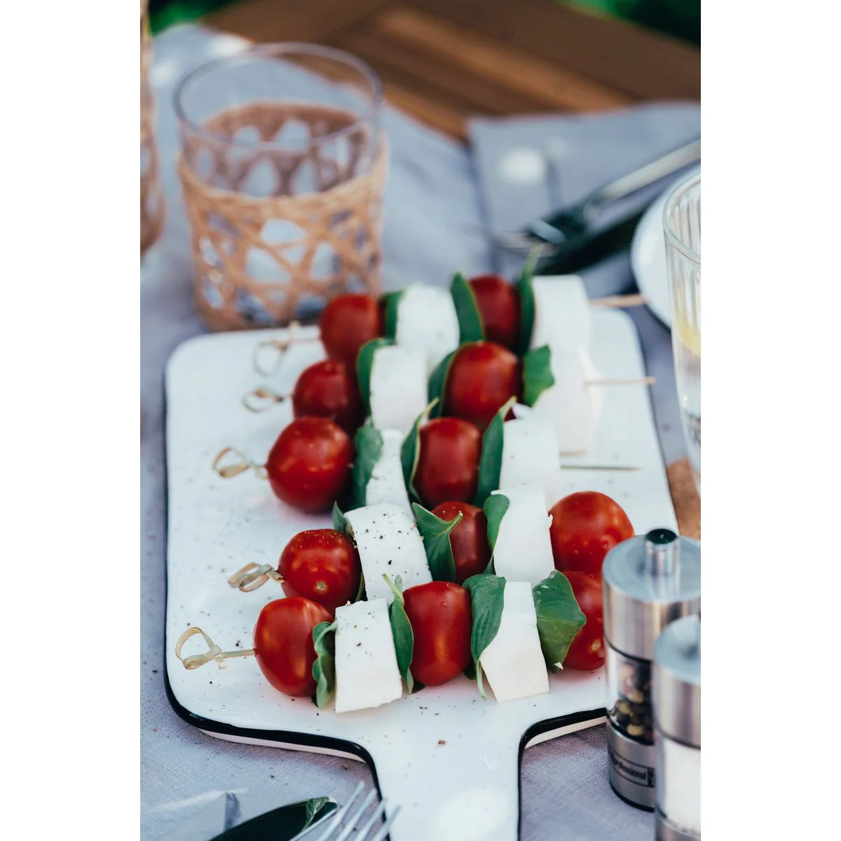 Lot de 50 pics à brochettes en bambou de 10 cm Wood Edition Fackelmann