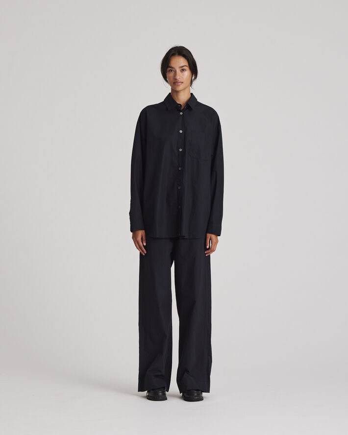 Gai&Lisva Astrid L/S Shirt Poplin Gots 243975 Black