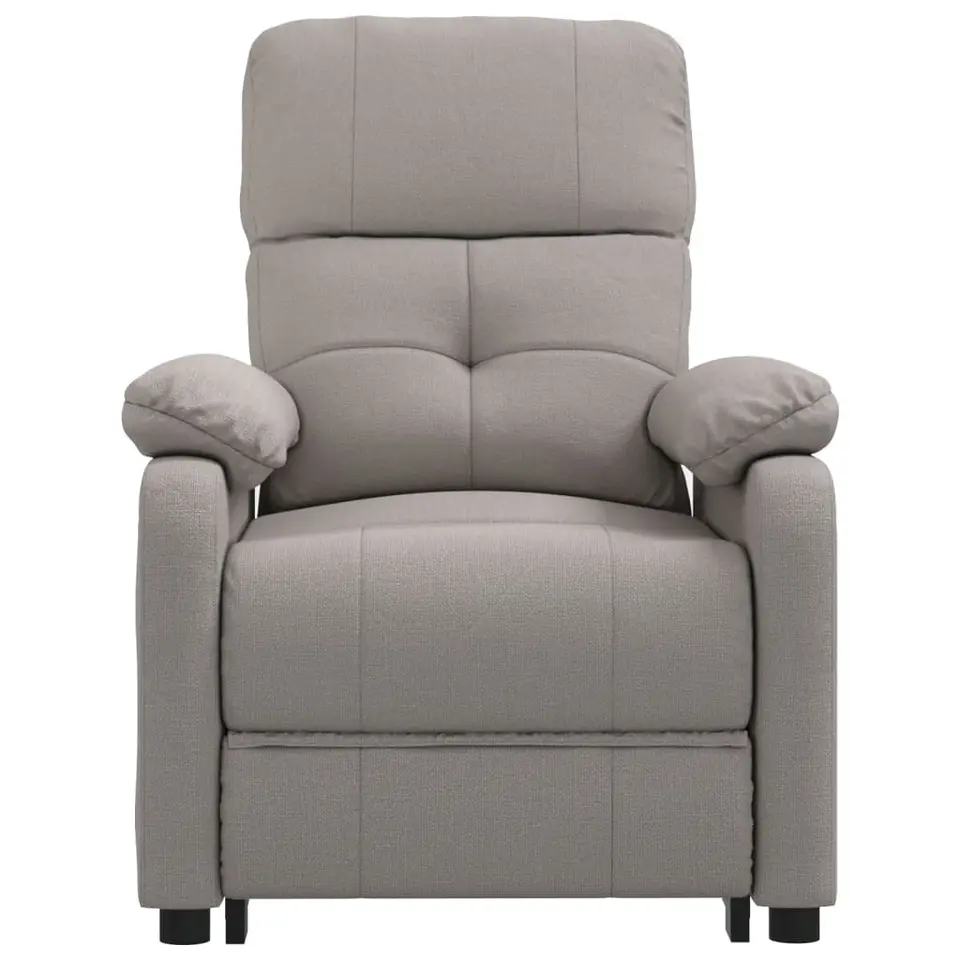 vidaXL - Fauteuil - Taupe - Stof
