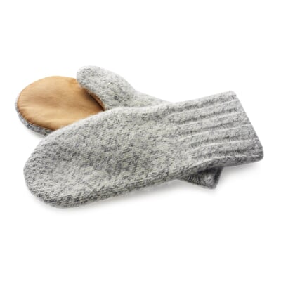 Schladminger Walkfausthandschuh, Graumelange