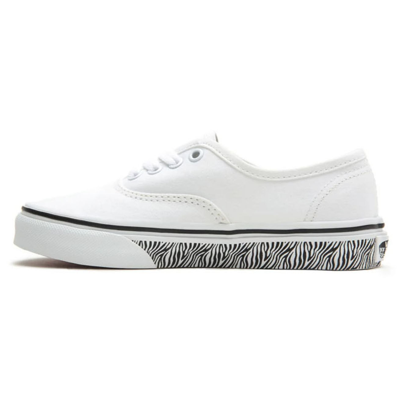 Vans Sneakers en Toile Authentic Animal Sidewall blanches