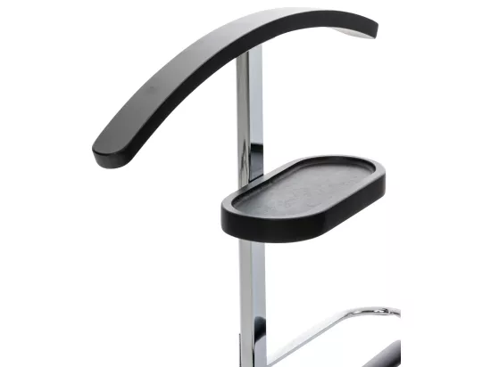 Valet de nuit - Métal - 46 x 30 x 109cm - Noir - Navan