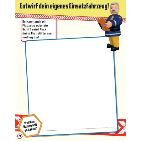 Panini Feuerwehrmann Sam: Achtung, fertig, Einsatz!: Bau dir dein Einsatzfahrzeug!: Stickerbuch