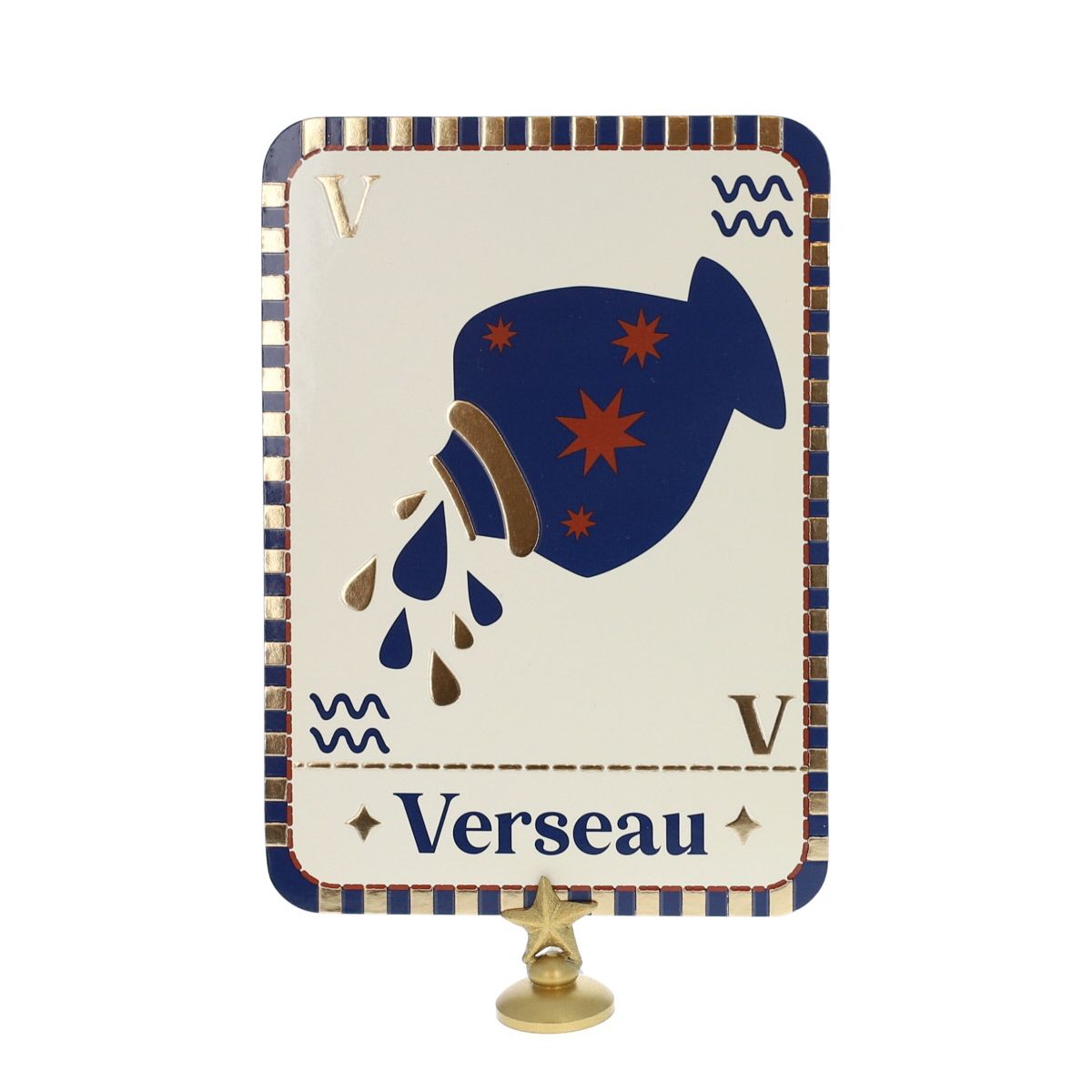 Carte astrologie Verseau Le petit Souk