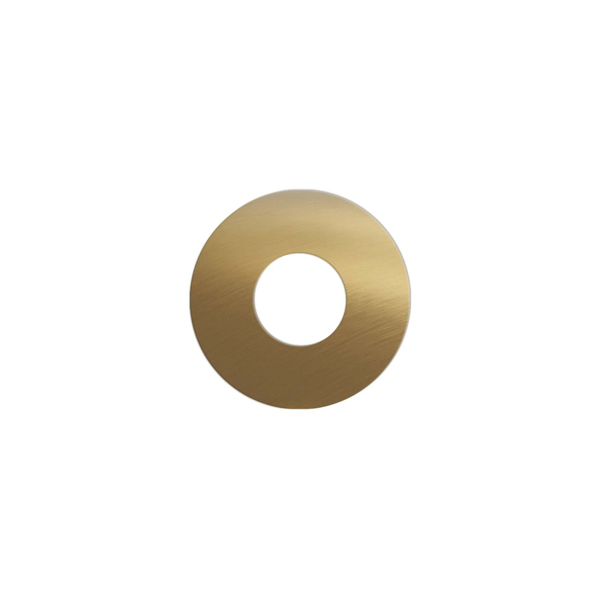 Brauer Gold Edition overloopring voor wastafels 35mm geborsteld messing PVD