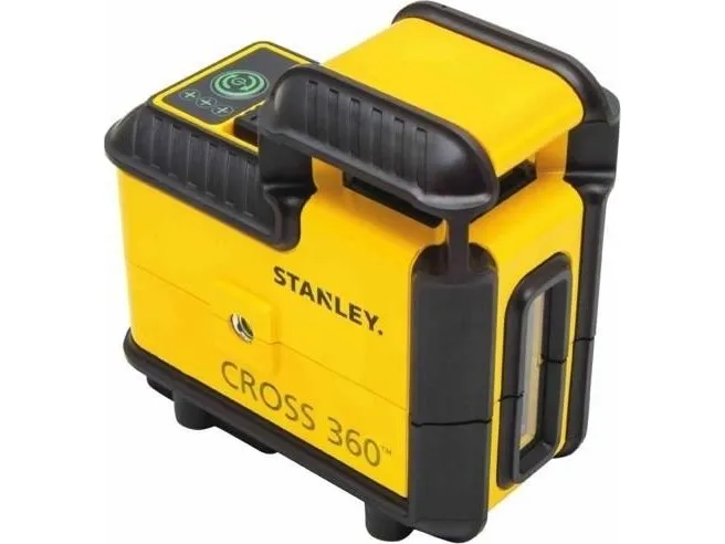 Stanley SLL360, 25 m, 0,4 mm/m, Grøn, Linjeniveau, Sort, Gul, Batteri