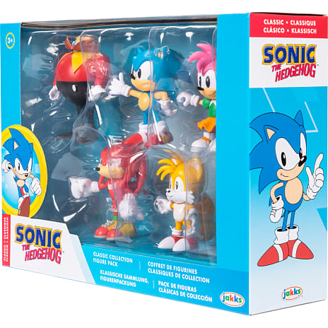 Sonic figursæt med 5 stk. 6 cm