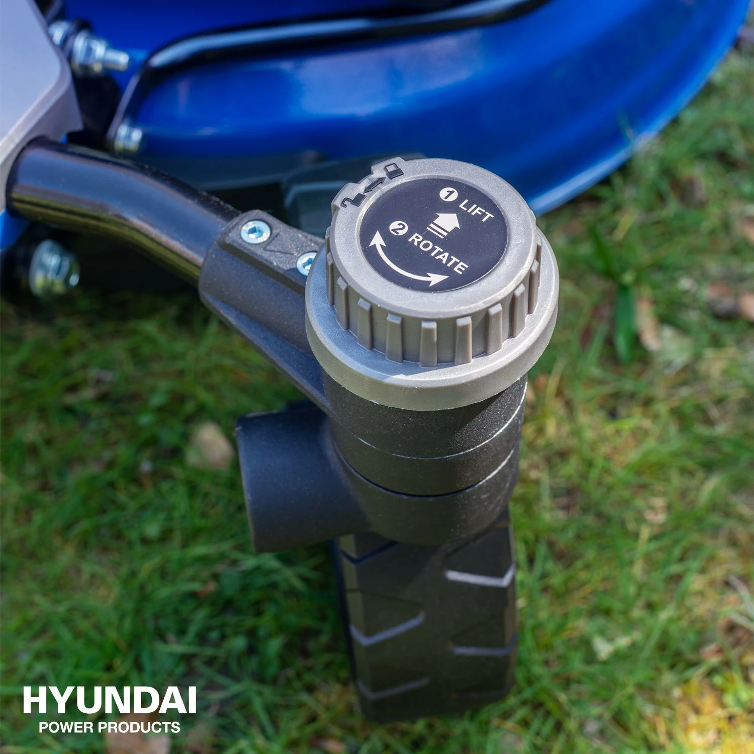 Hyundai 57026 Benzine grasmaaier – 196cc – 4-takt – elektrische start – Zero-Turn wielen