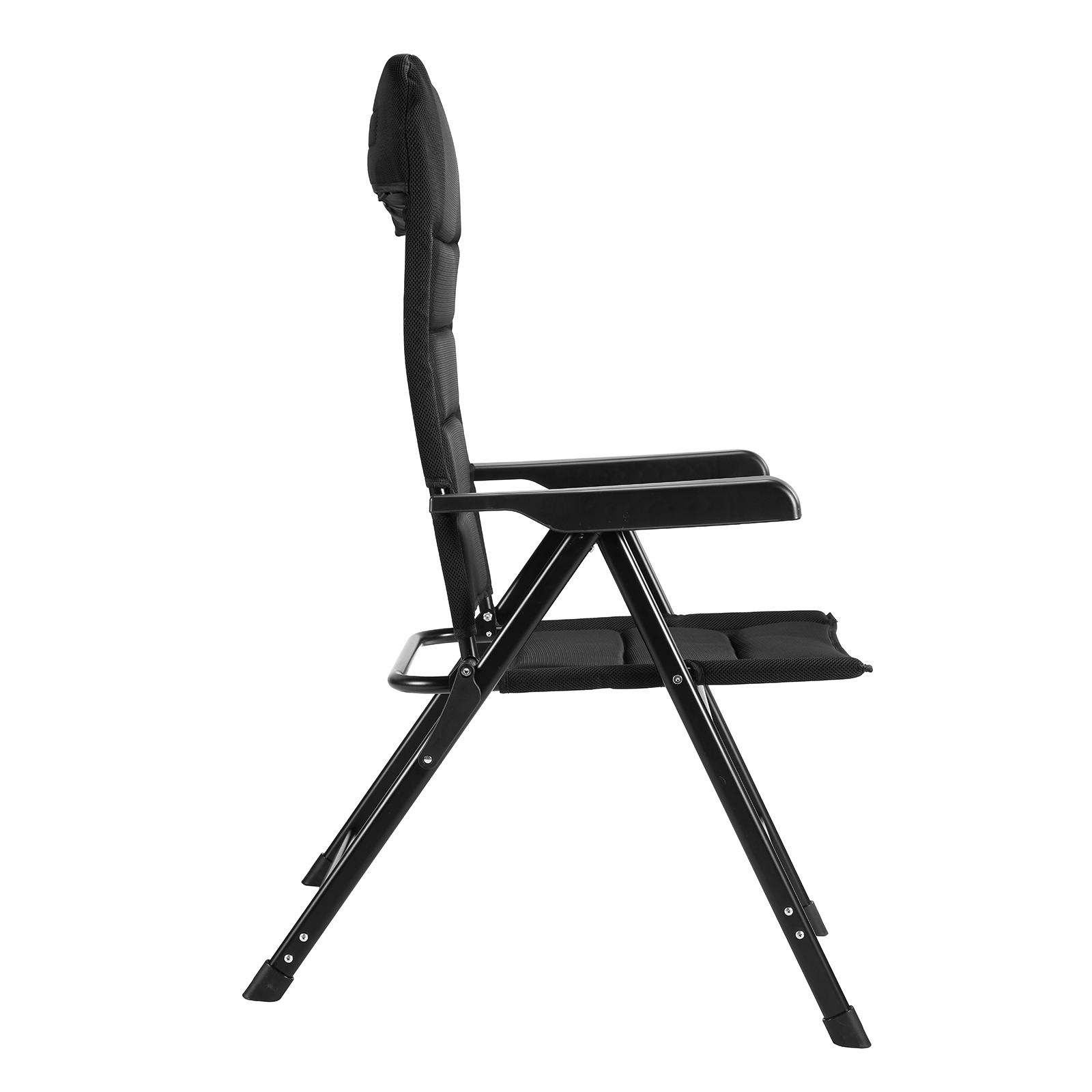 Bardi 7 standen Black luxe klapstoel - set van 6