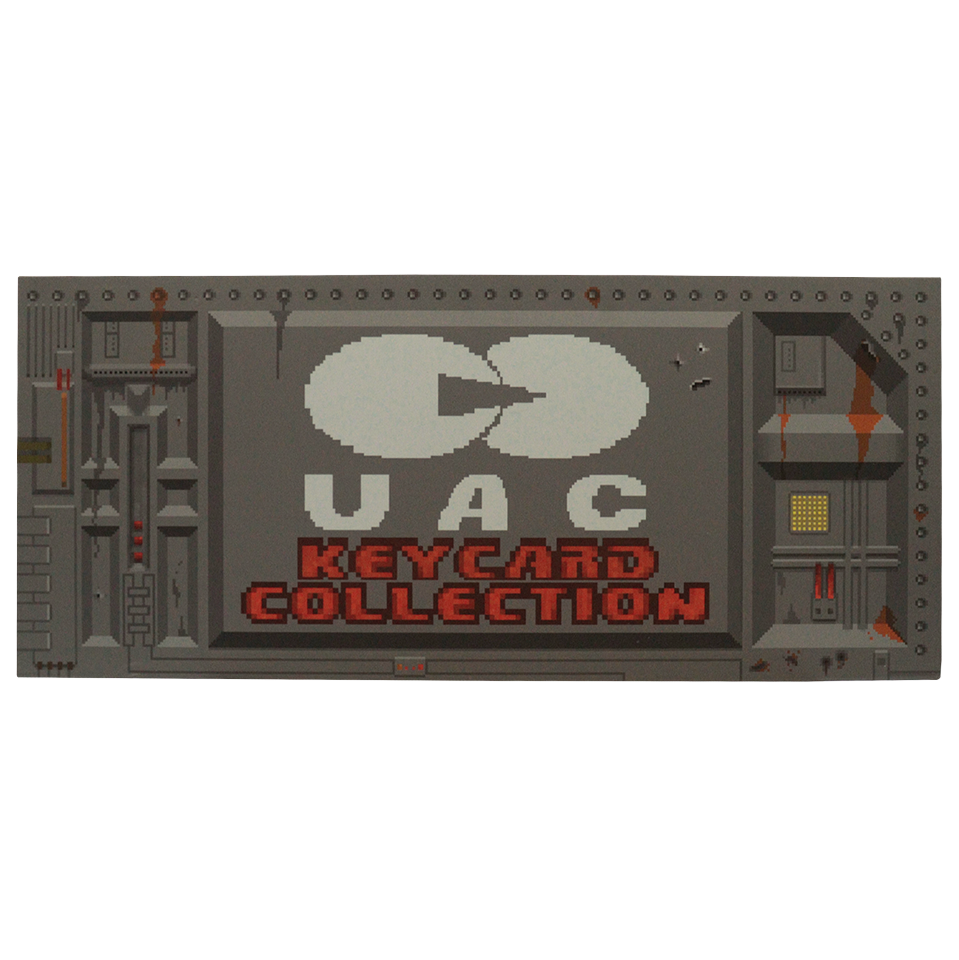 Doom 30th Anniversary Pixel Key Set of 3