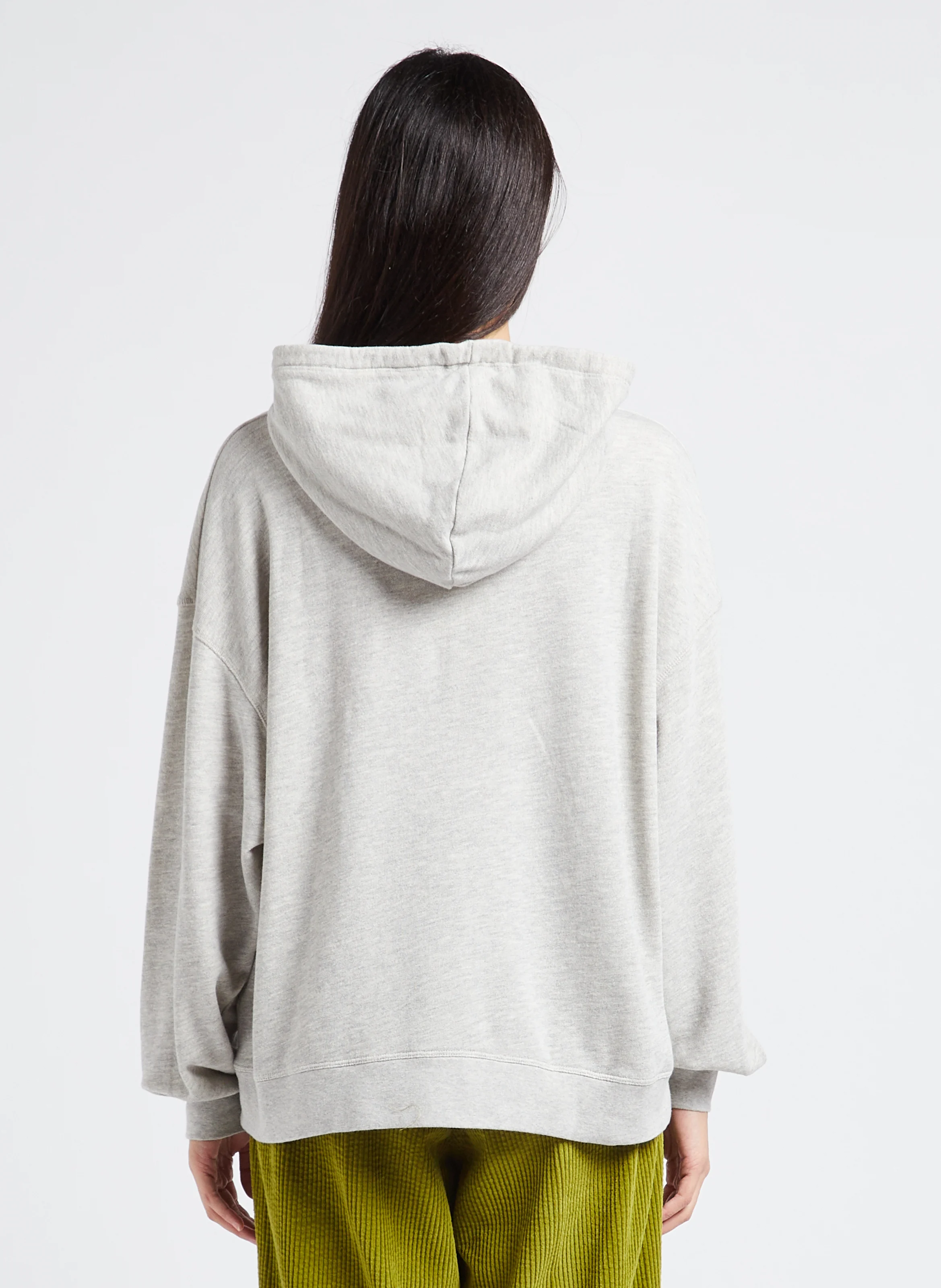 ZOFBAY - Sweat à capuche sérigraphié en coton mélangé | Gris