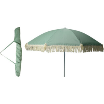 Strandparasol groen Ø 155 cm