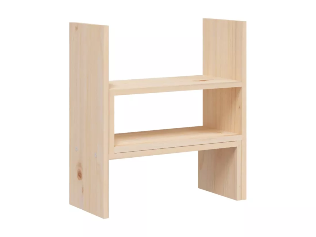 Support pour moniteur (39-72)x17x43 cm Bois de pin solide