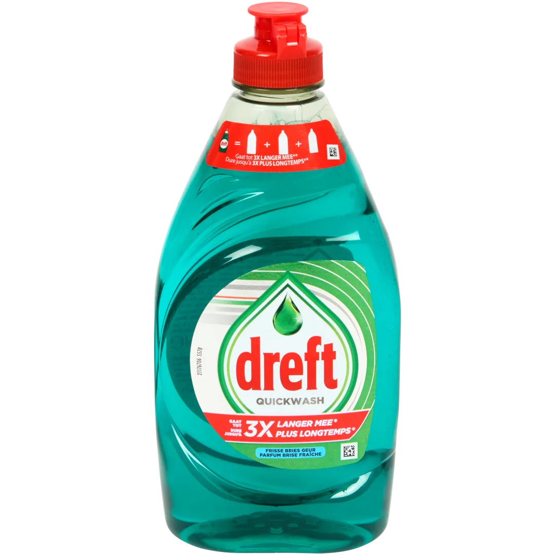 Dreft Quickwash afwasmiddel Frisse Bries 340 ml
