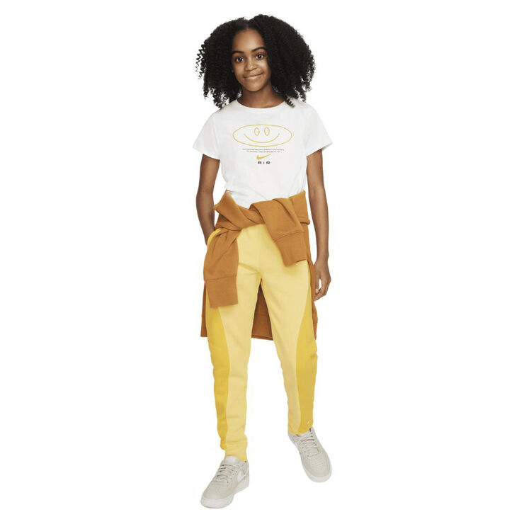 Nike french terry pants (big kids girls) Yellow