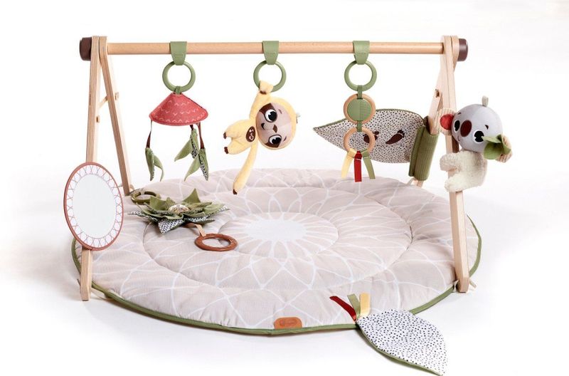 Tiny Love Boho Chic Luxe Developmental Gymini, Speelkleed voor Baby's, Houten Speelgoed Boog, Vanaf 0 Maanden
