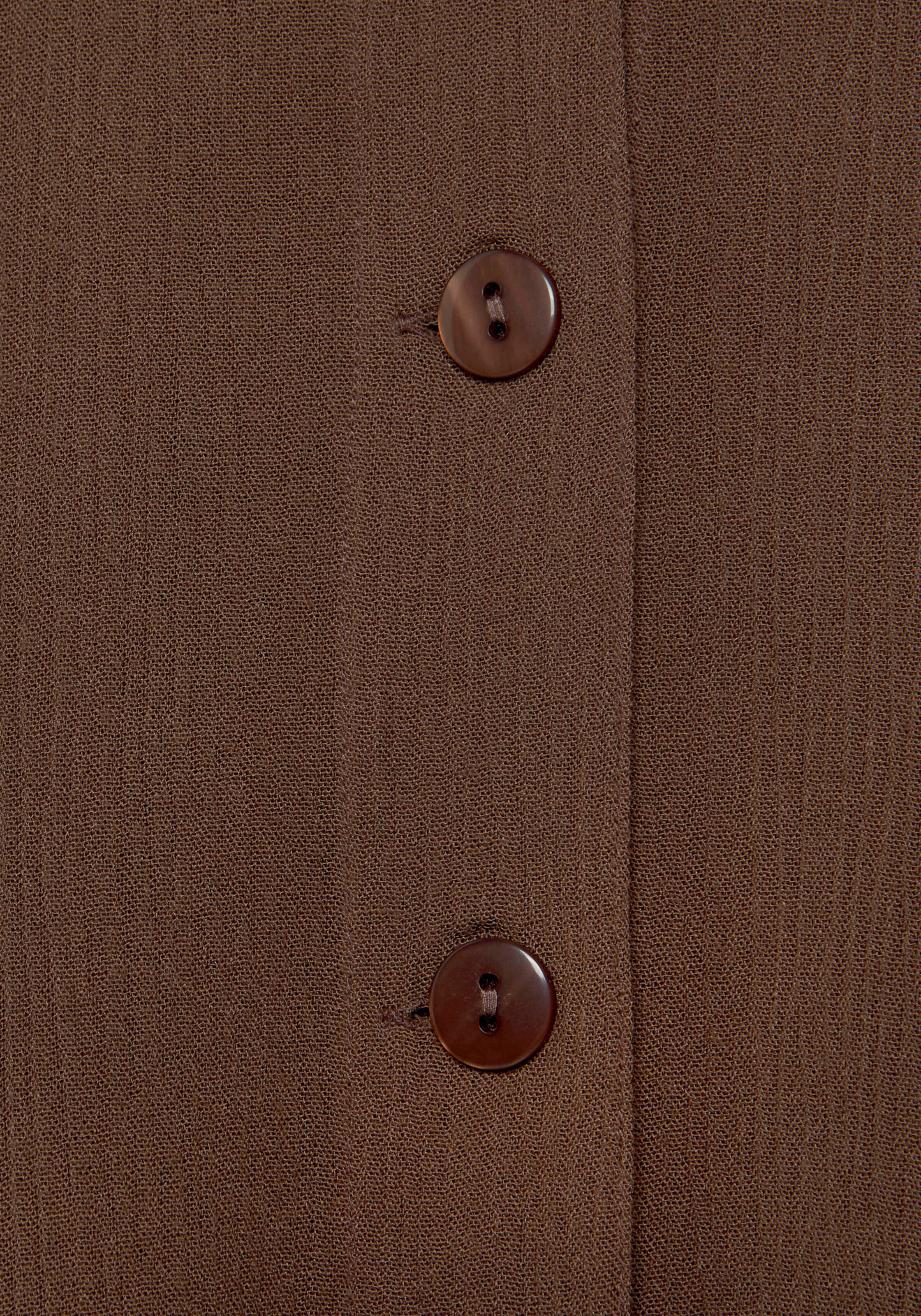 LASCANA Longbluse in braun