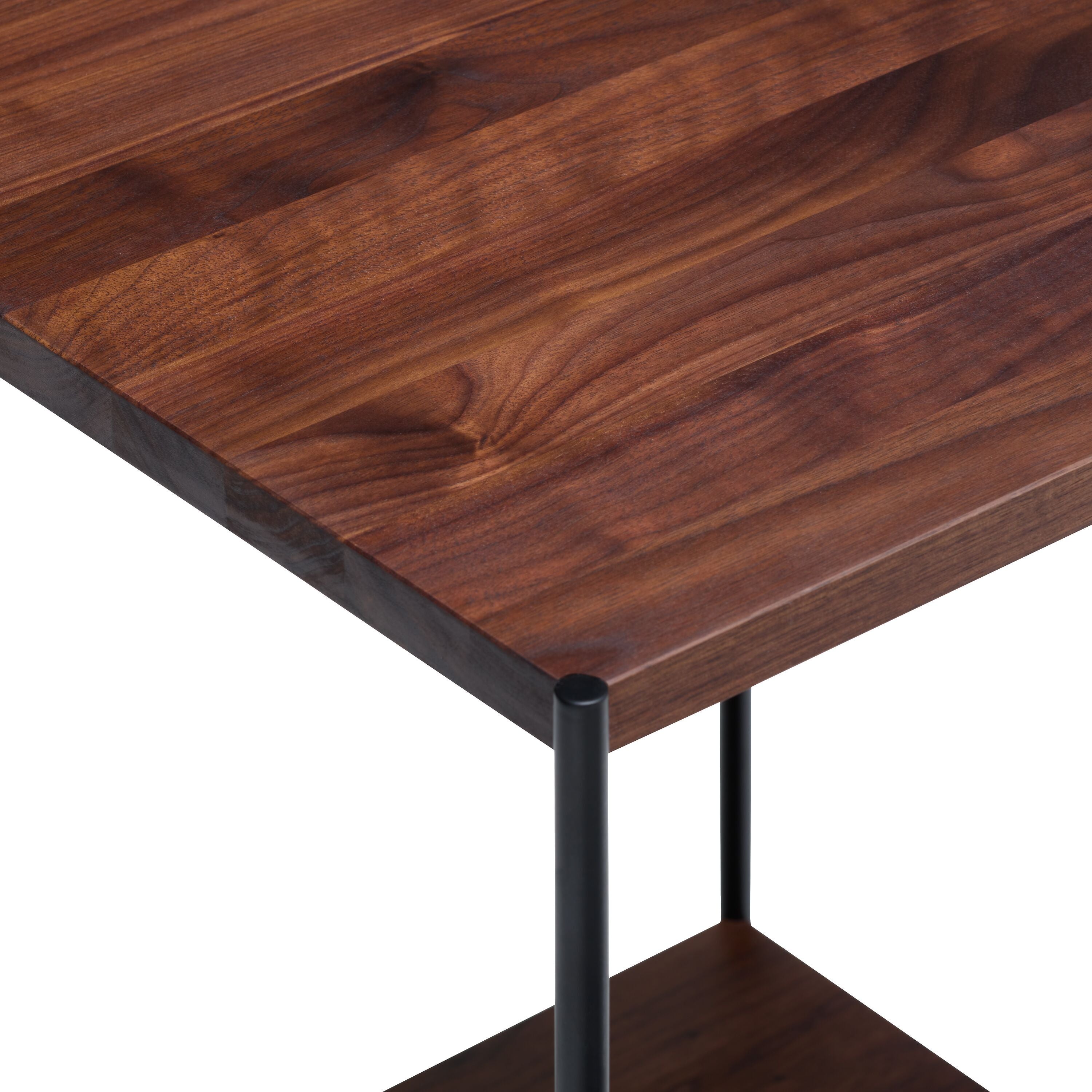 MALA Nachttisch - Nussbaum / B: 40.0 cm x T: 40.0 cm x H: 59.0 cm
