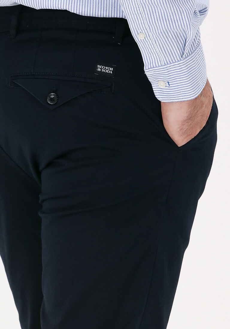 SCOTCH & SODA donkerblauwe scotch & soda chino stuart regular slim-fit