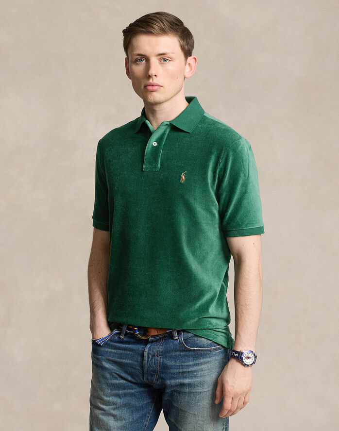 Polo Ralph Lauren KNIT CORDUROY-SSL-PSH Moss agate