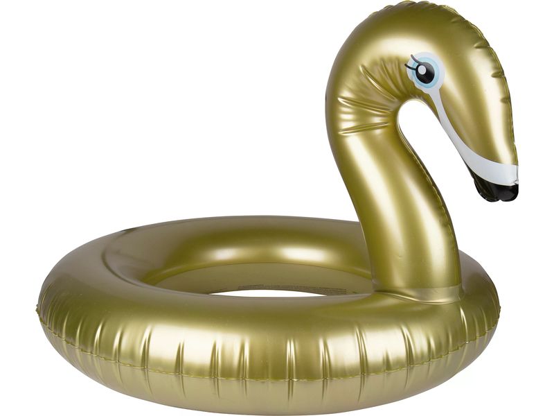 Swim Essentials Schwimmring Gold Swan 95 cm Schwimmreifen für Kinder