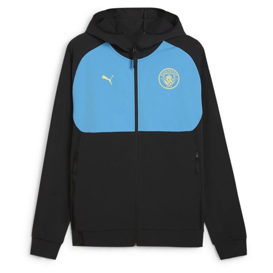 Manchester City Veste Pumatech Woven - Noir/Magic Blue